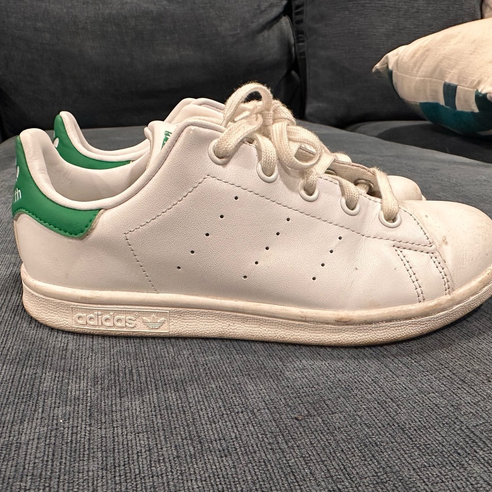 Adidas Stan Smith Kids Classic White and Green Sneakers